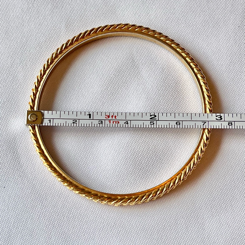 Trifari Gold-Tone Braided Bracelet 15$